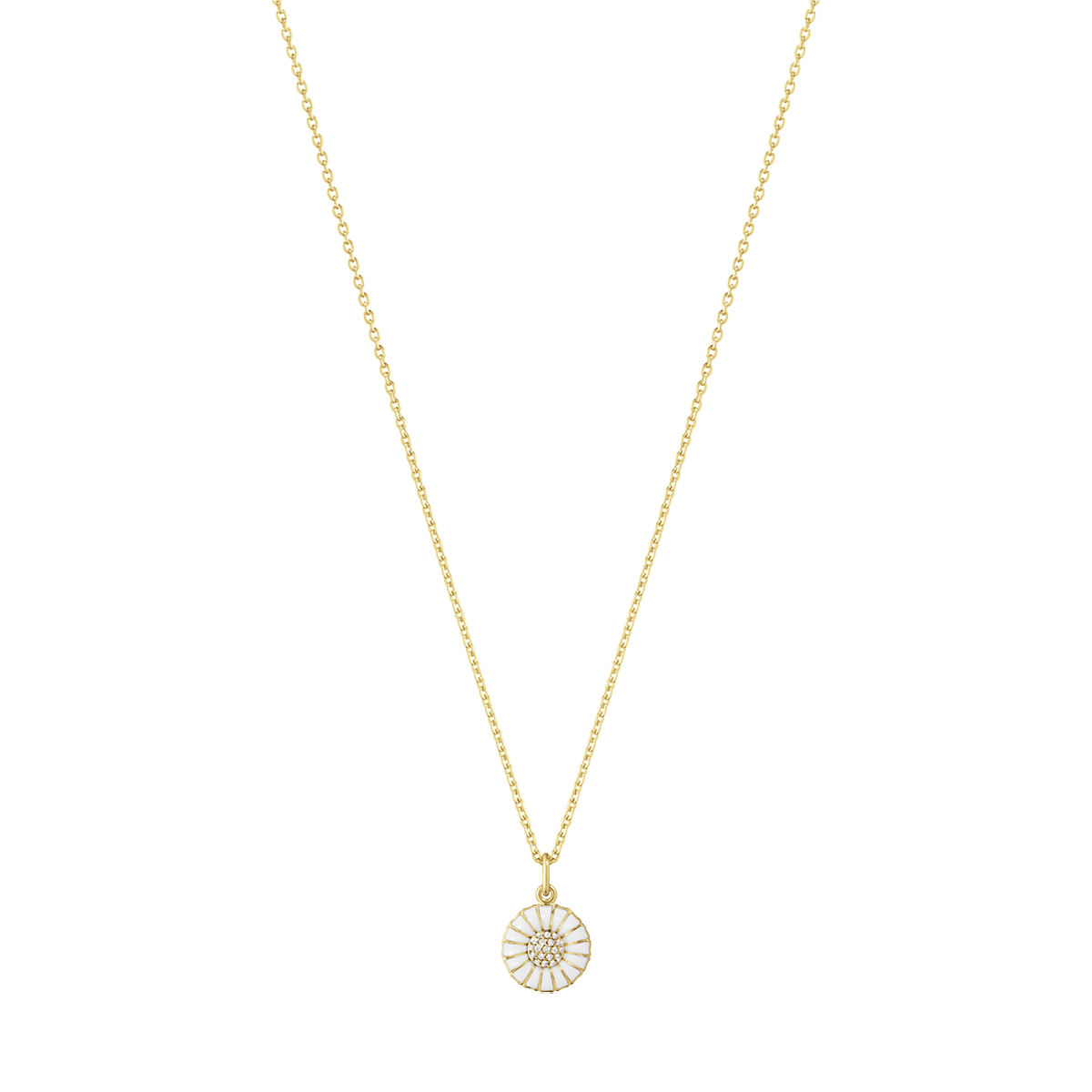 Georg Jensen Daisy halskæde m/diamanter 10010533