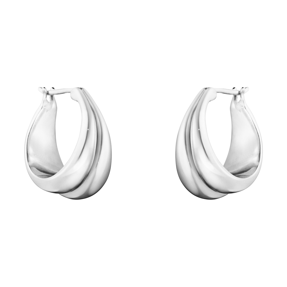 Georg Jensen Curve øreringe 10017502