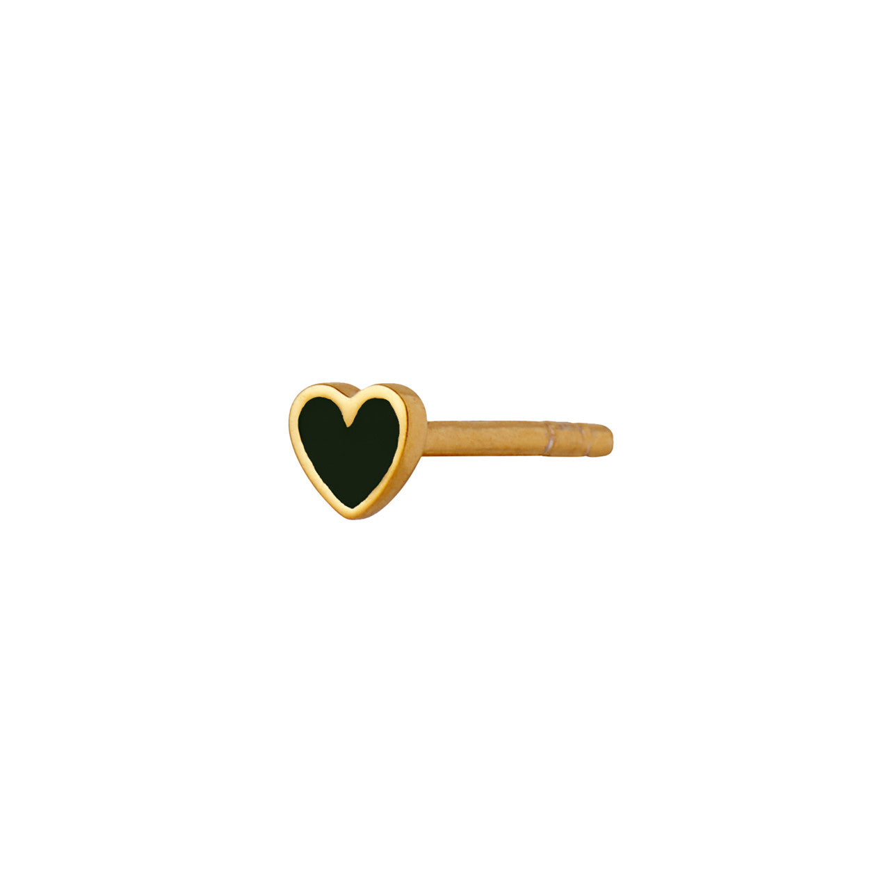 STINE A Jewelry Petit Love Heart ørering 1181-02-Black