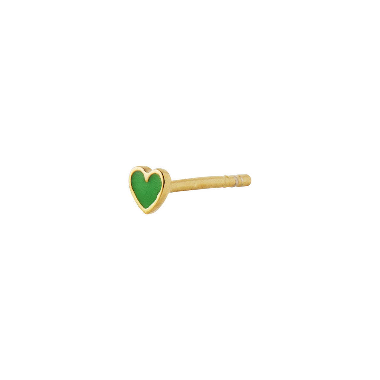 STINE A Jewelry Petit Love Heart ørering 1181-02-Grass
