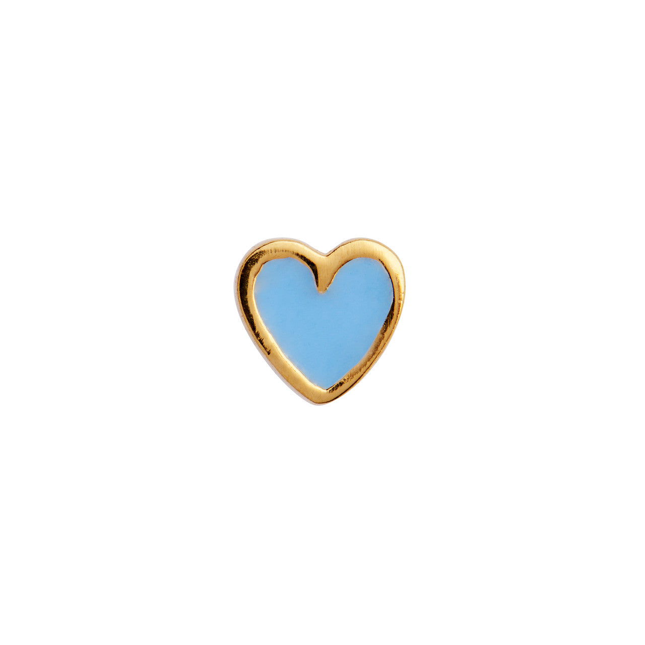 STINE A Jewelry Love Heart ørering 1181-02-Lightblue