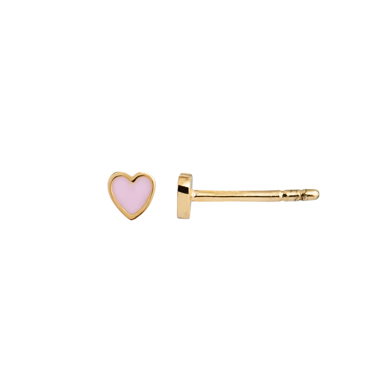 STINE A Jewelry Petit Love Heart ørering 1181-02-Lightpink