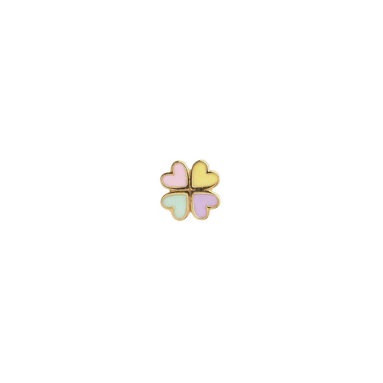 STINE A Jewelry Love Heart Clover ørering 1296-02