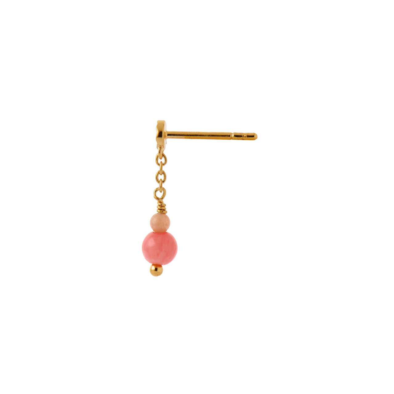 STINE A Jewelry Tres Petit Etoile with Coral ørering 1361-02