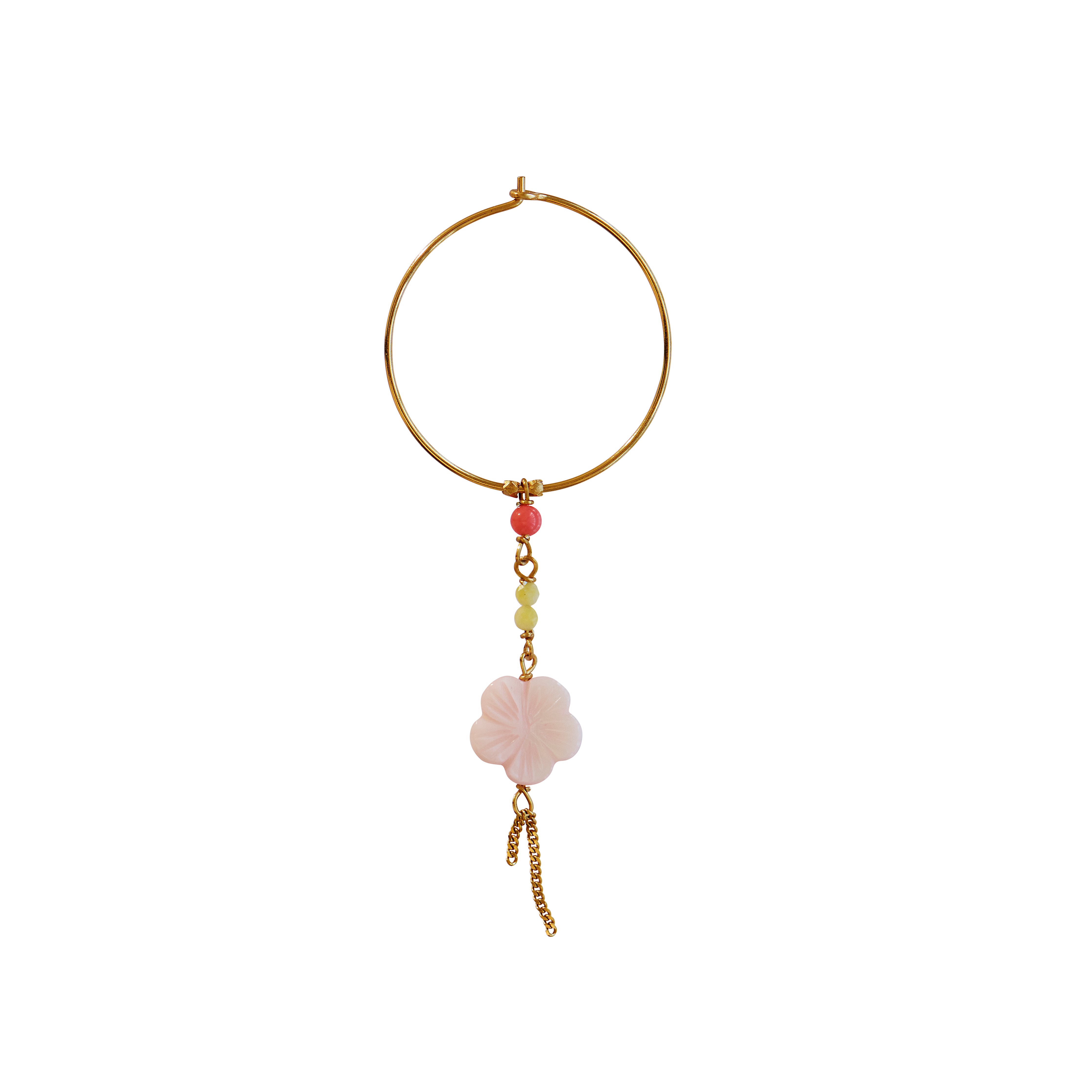 STINE A Jewelry Cherry Blossom hoop ørering 1425-02