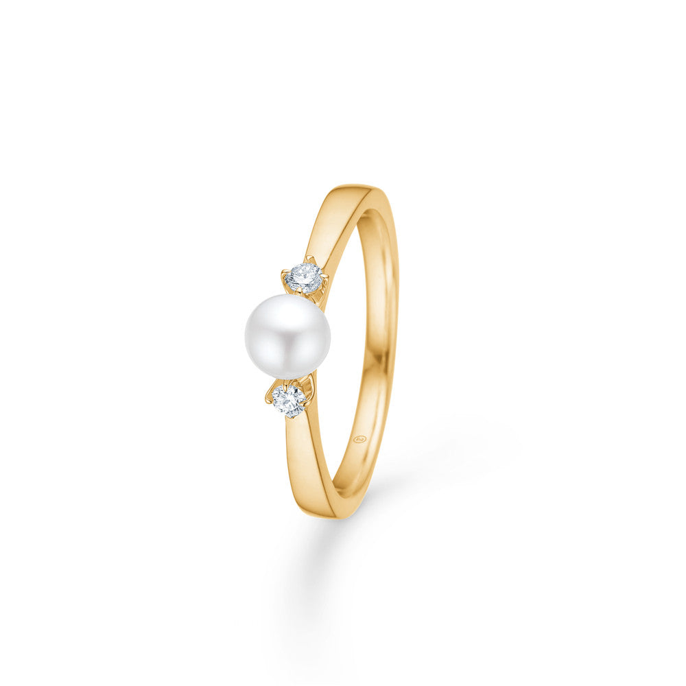Mads Z Crown Trinity Pearl ring 1543708