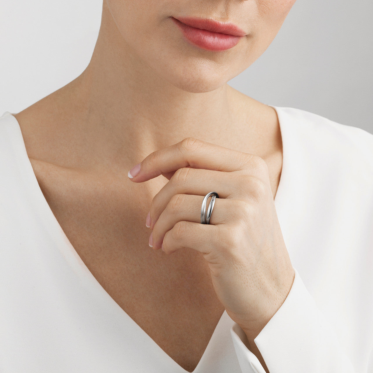 Georg Jensen Möbius ring 20000309