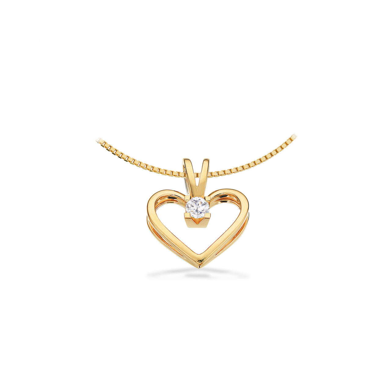 Scrouples Kleopatra hjerte 0,10ct vedhæng 2125,10