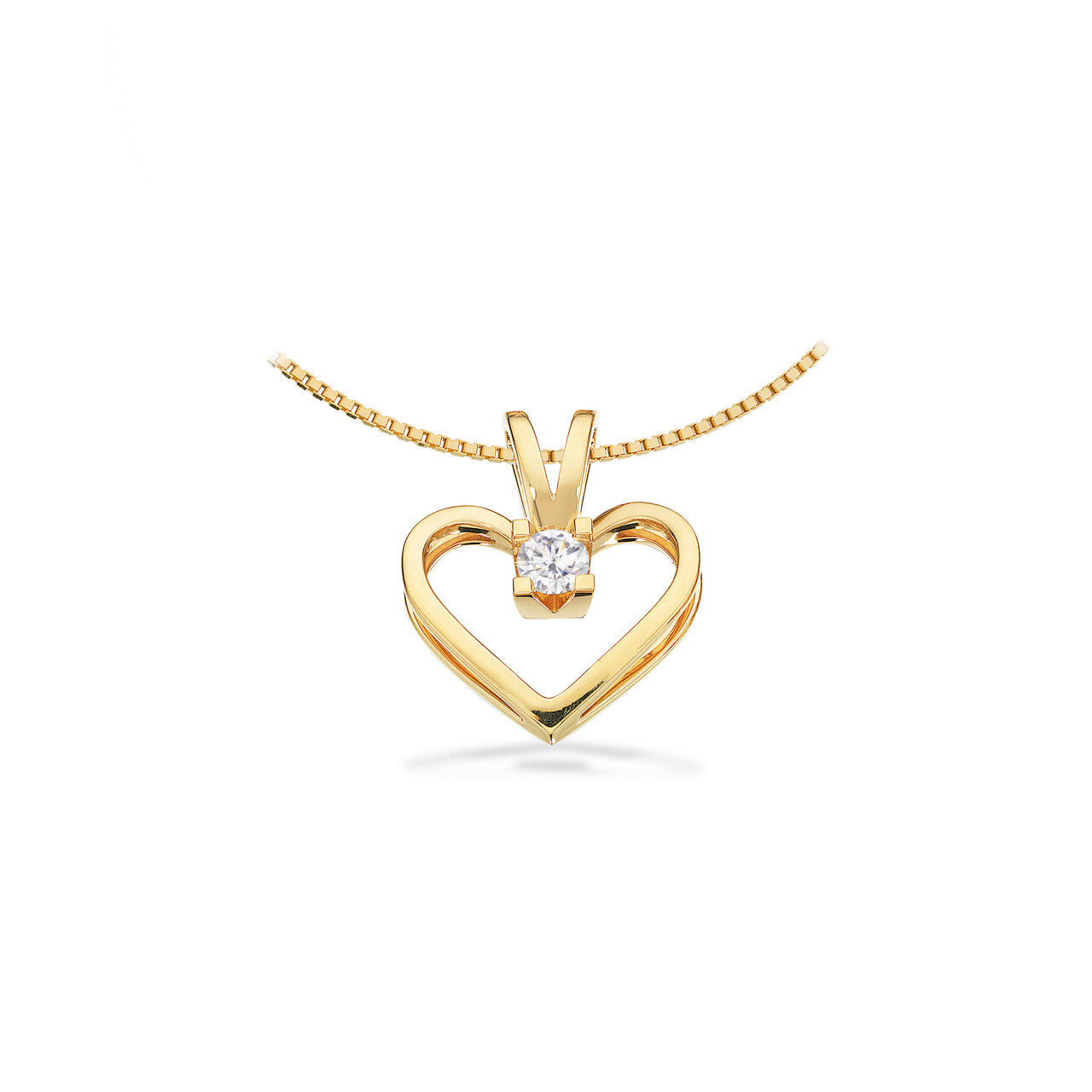 Scrouples Kleopatra hjerte 0,15ct vedhæng 2125,15