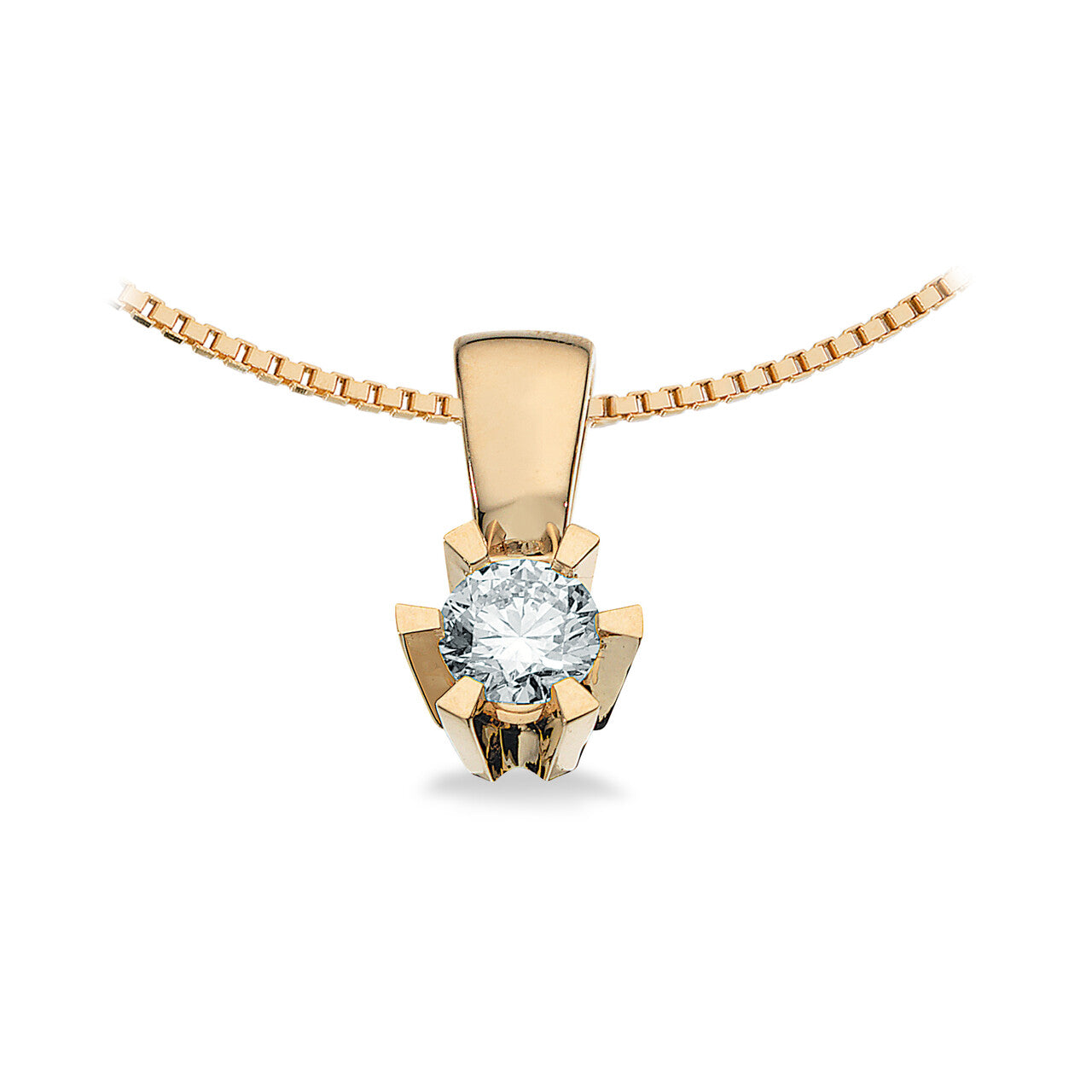 Scrouples Prinsesse 0,24ct vedhæng 2775,24
