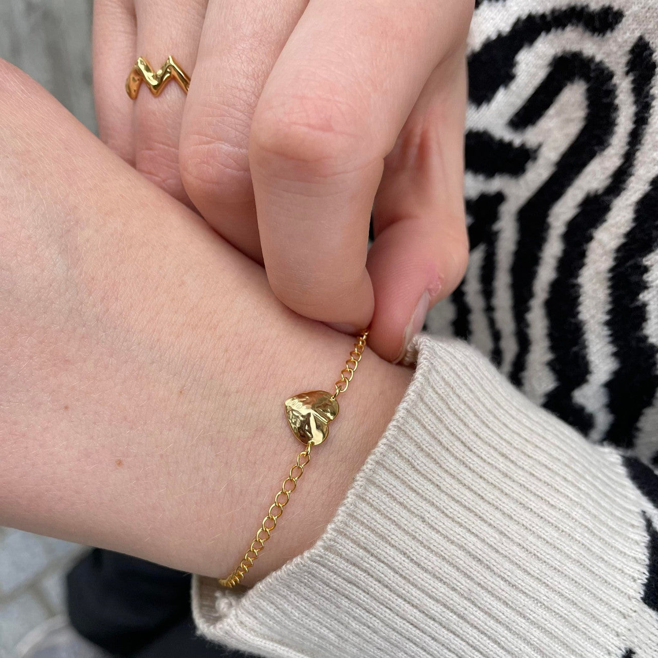Jane Kønig Bruised Heart armbånd BHB-SS23-G