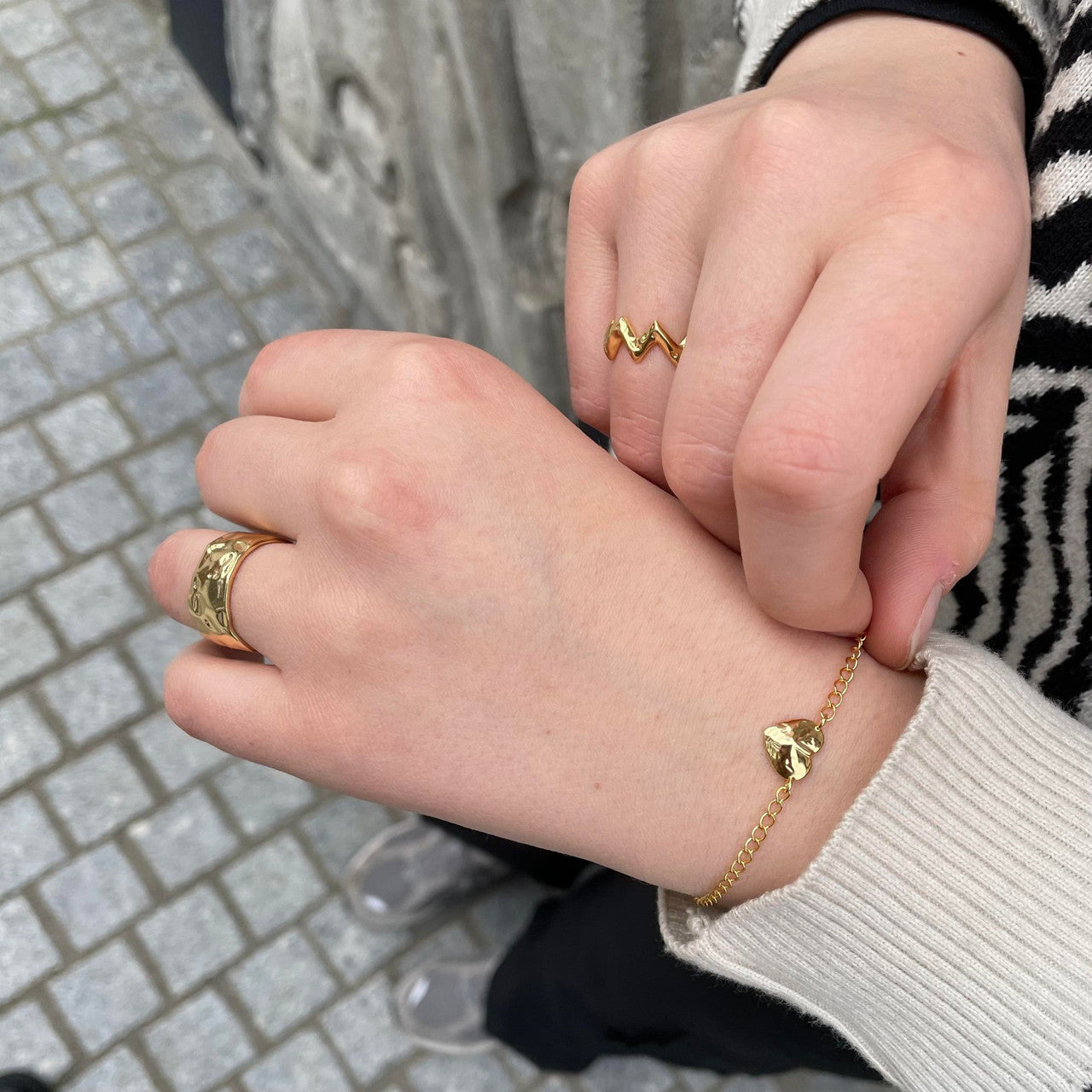 Jane Kønig Bruised Heart armbånd BHB-SS23-G