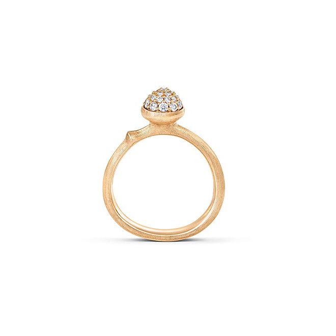 OLE LYNGGAARD COPENHAGEN Lotus Pavé ring A2710-402