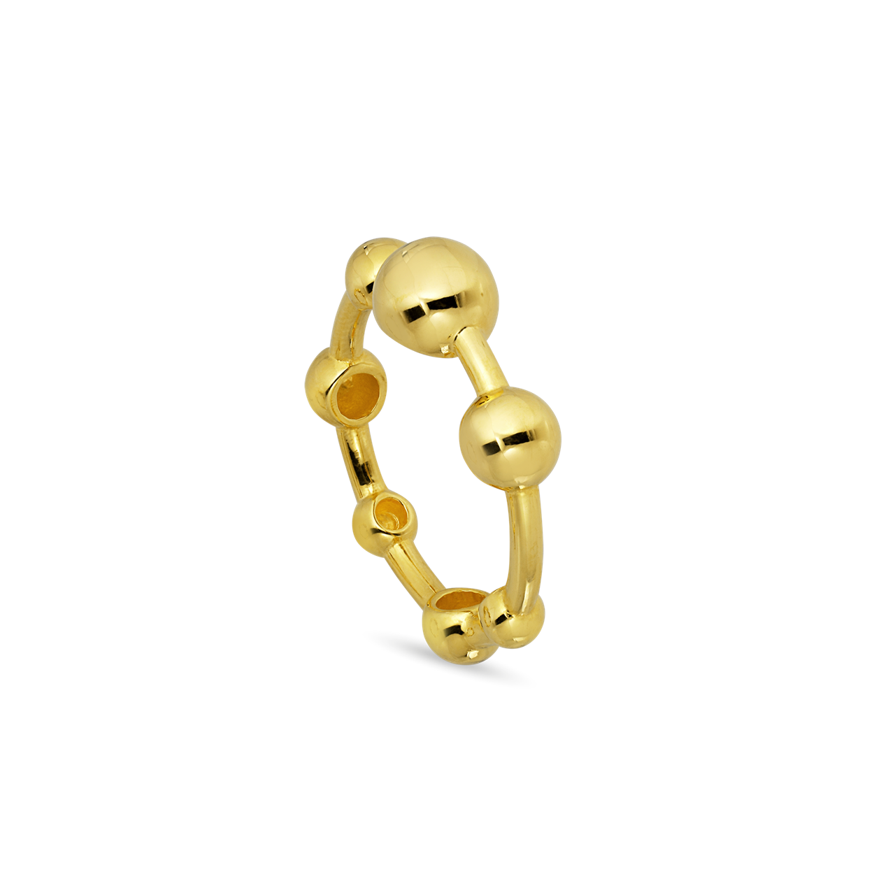 Jane Kønig Big Atomic ring BAR-SS24-G