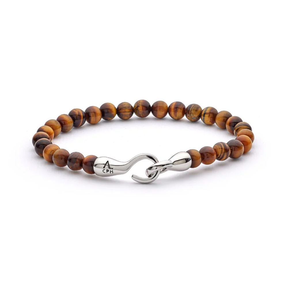 Alexander Lynggaard Tiger Eye with Hook 6mm F00210