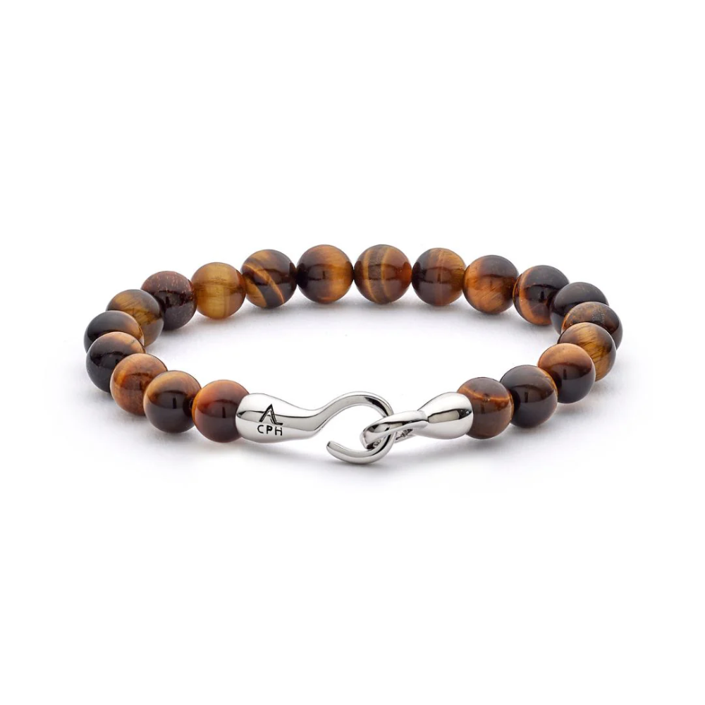 Alexander Lynggaard Tiger Eye with Hook 8mm F00220