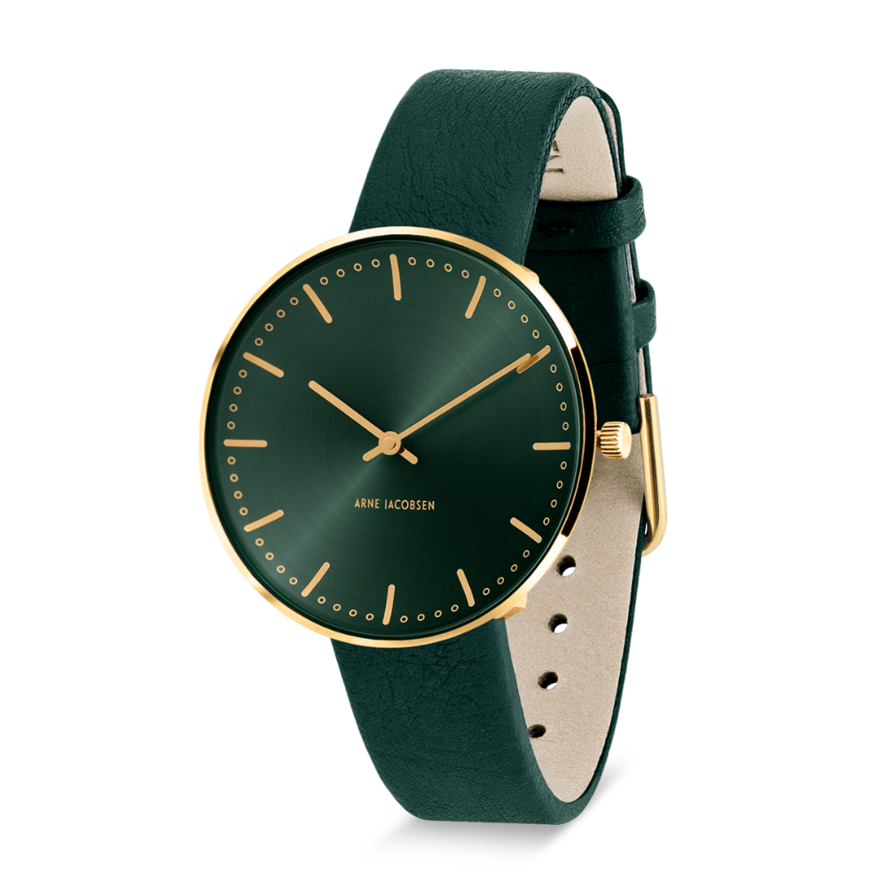 Arne Jacobsen City Hall Evergreen 34mm 53210-1688G