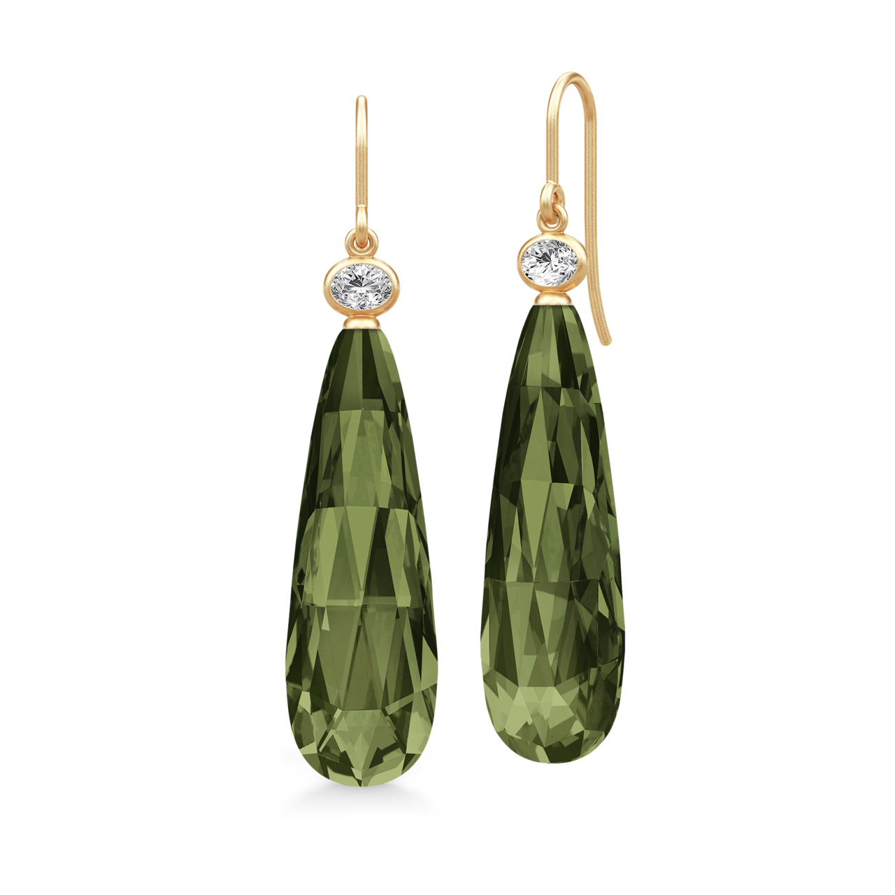 Julie Sandlau Ofelia Drop øreringe HKS809 GD OL CR CZ
