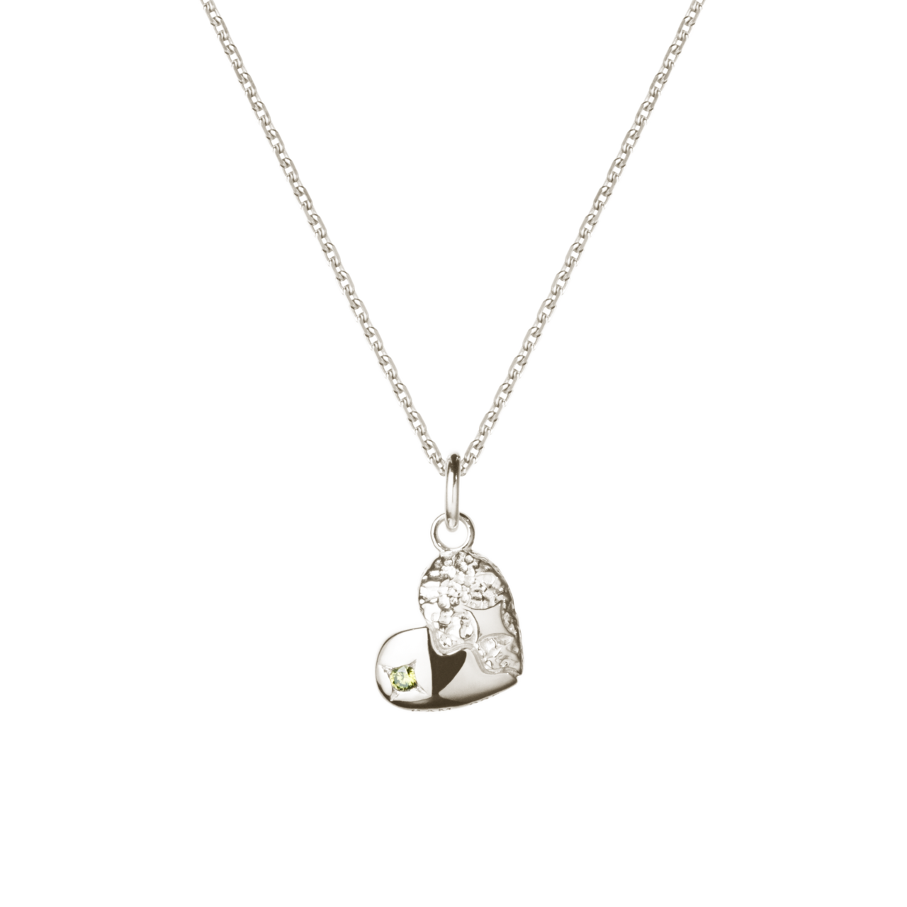 Camille Brinch Heart Sparkly halskæde HSPN