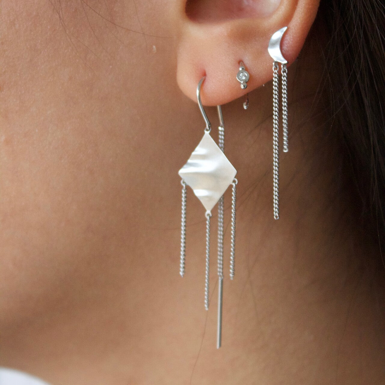STINE A Jewelry Petit Bella Moon with chains ørering 1415-00