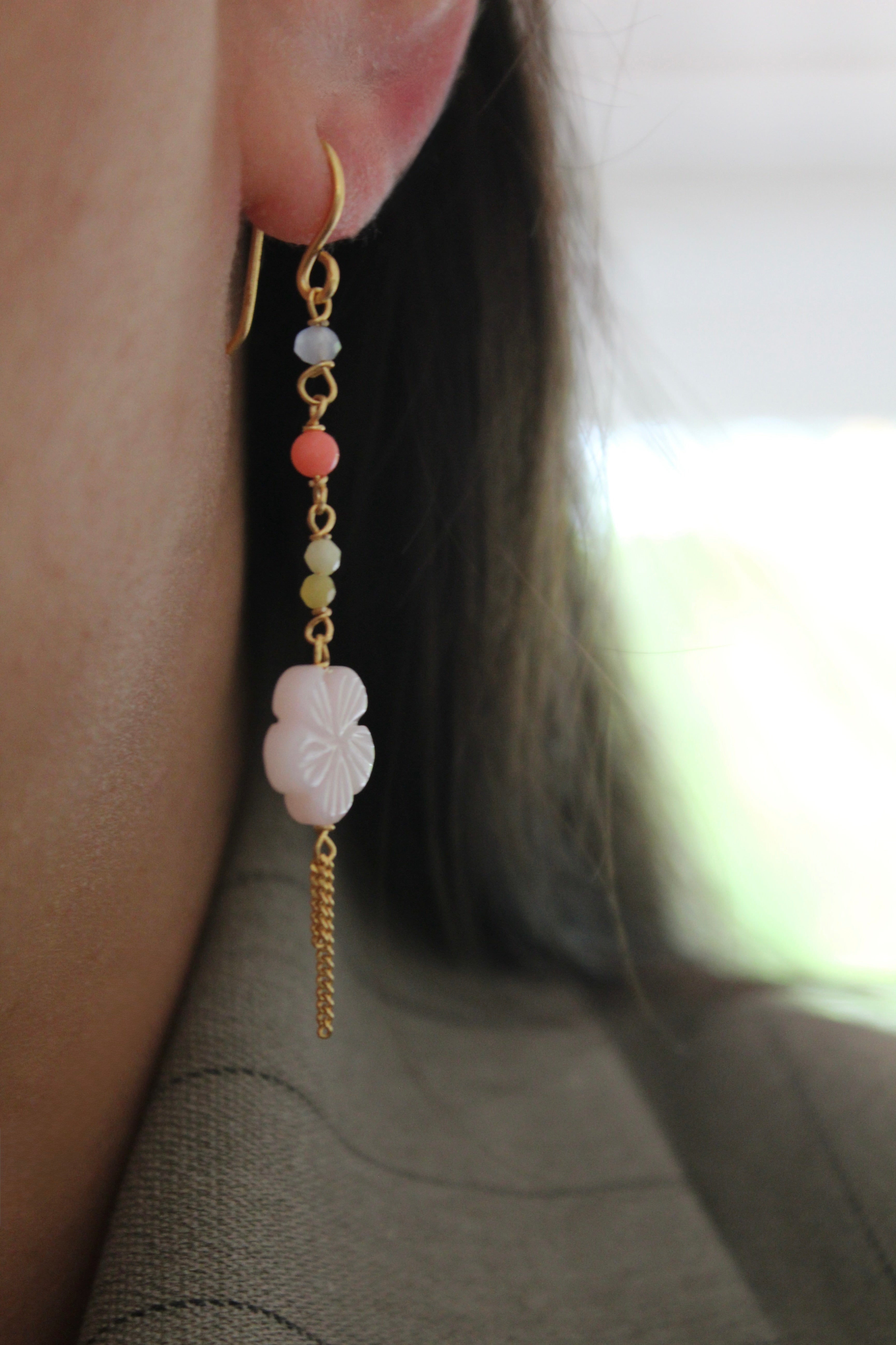 STINE A Jewelry Cherry Blossom Twist ørering 1426-02
