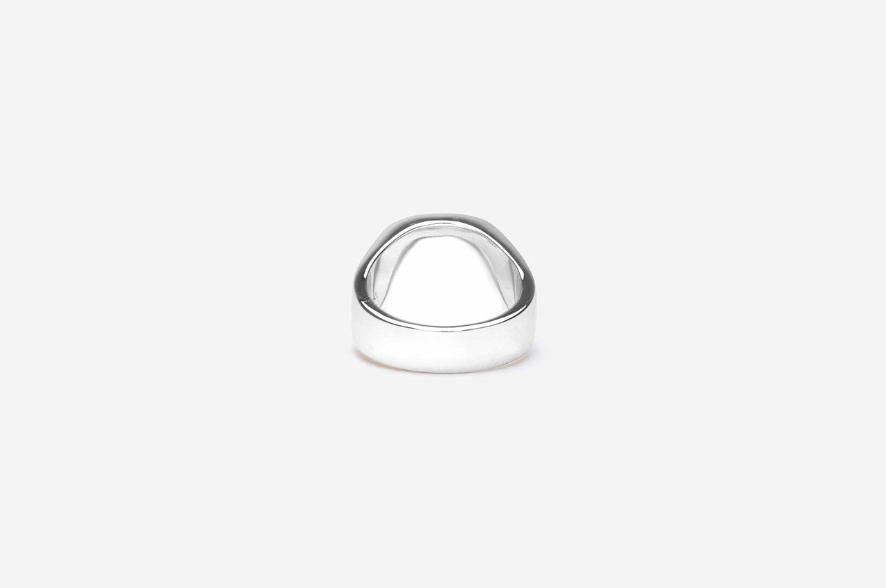 IX Studios Cushion Signet ring Turtle Agate DMN0282SLTA