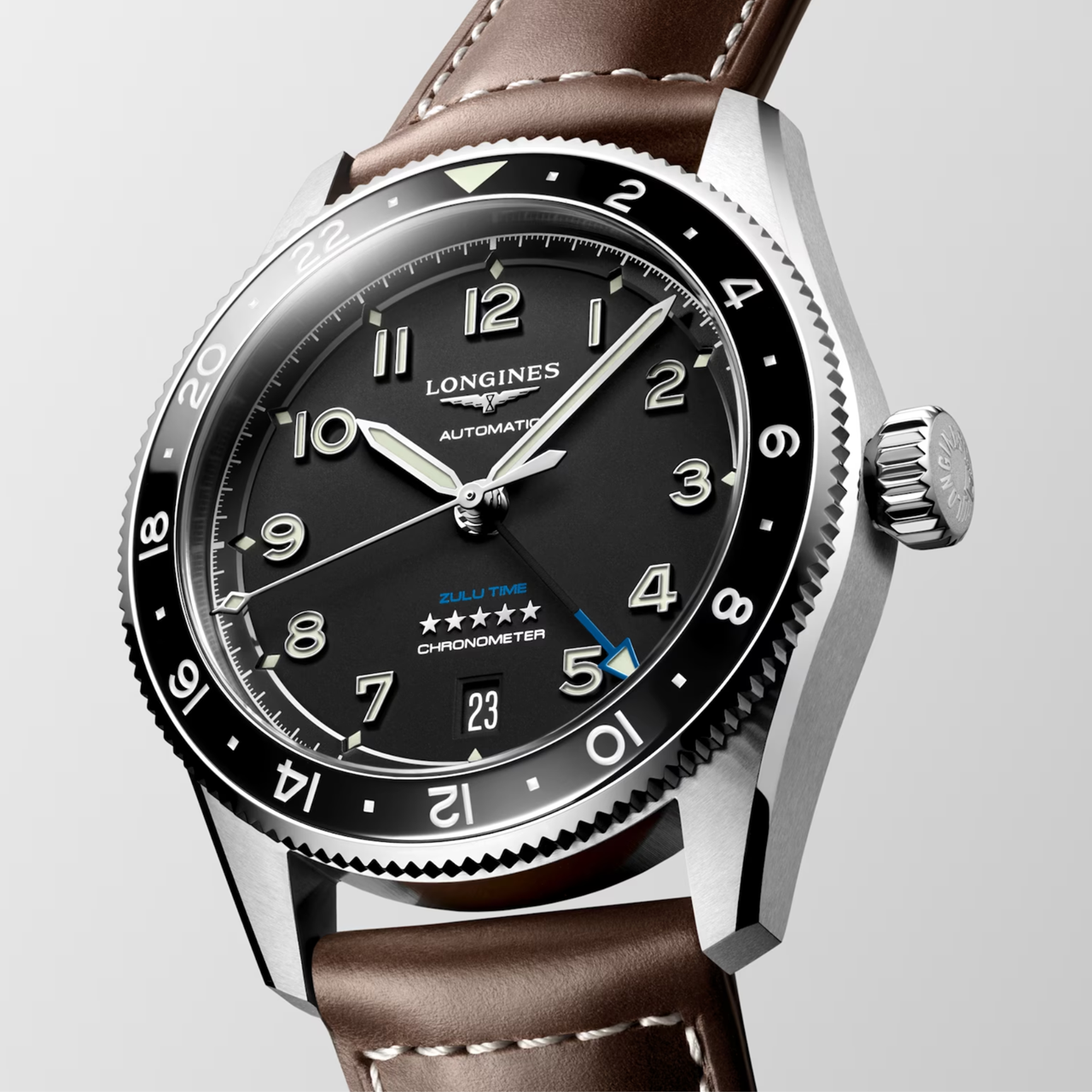 Longines Spirit Zulu Time 39mm L3.802.4.53.2