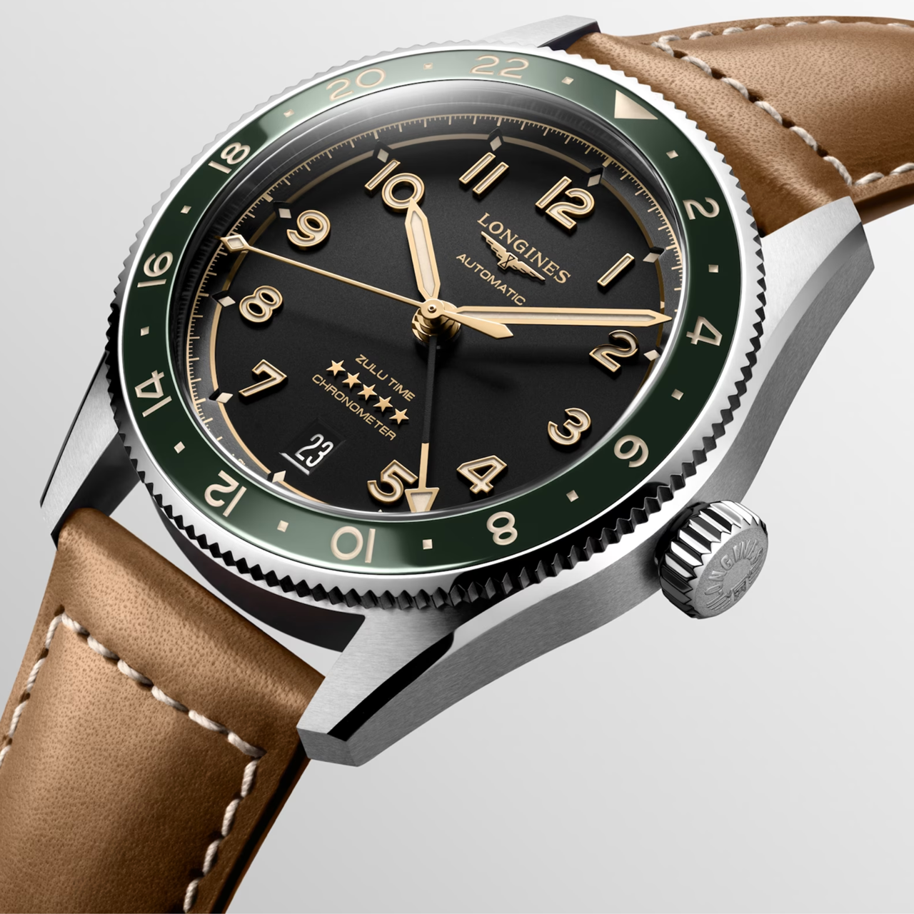 Longines Spirit Zulu Time 39mm L3.802.4.63.2