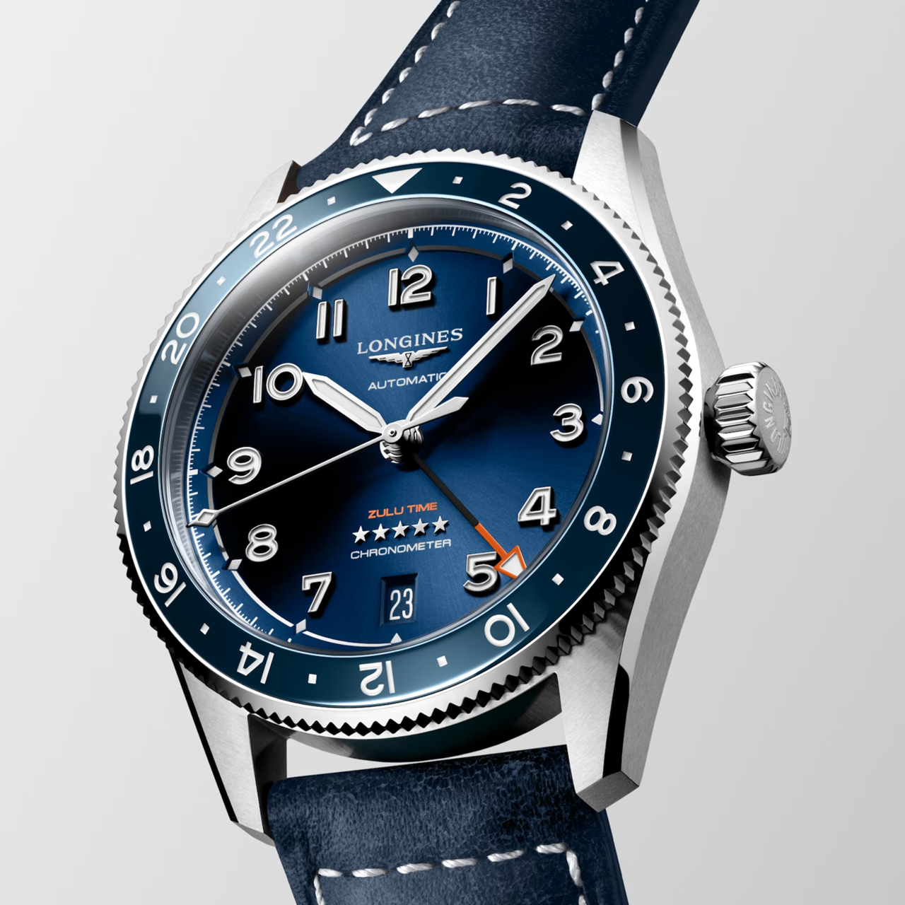Longines Spirit Zulu Time 39mm L3.802.4.93.2