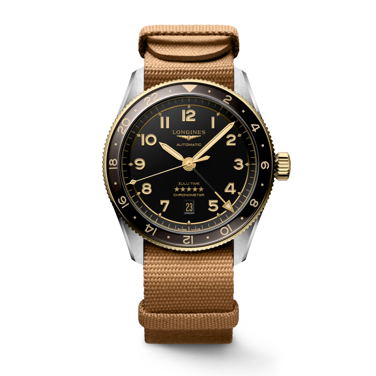 Longines Spirit Zulu Time 42mm L3.812.5.53.9