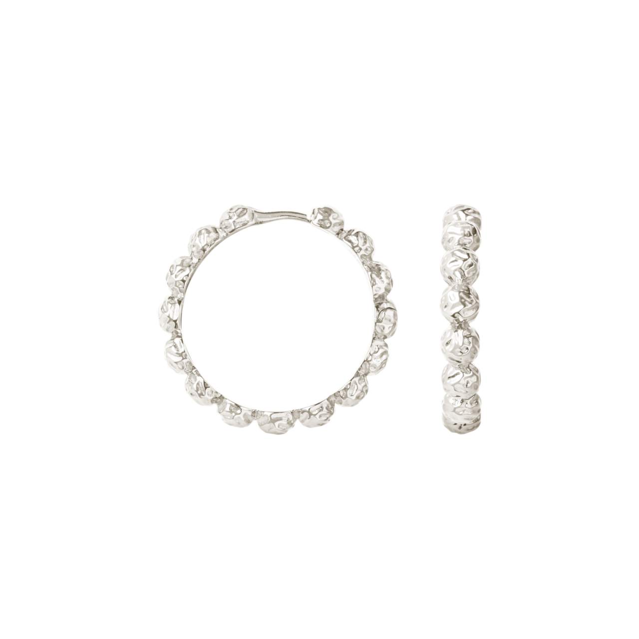 Camile Brinch Large Dots Hoops øreringe LDH