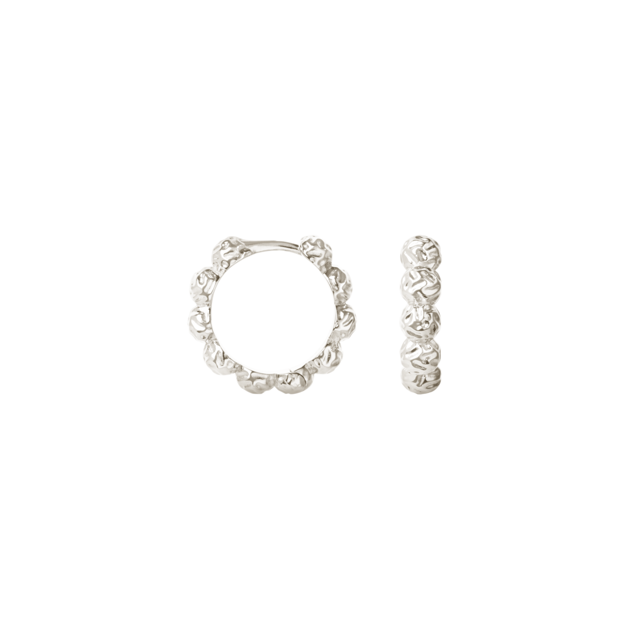 Camille Brinch Medium Dots Hoops øreringe MDH