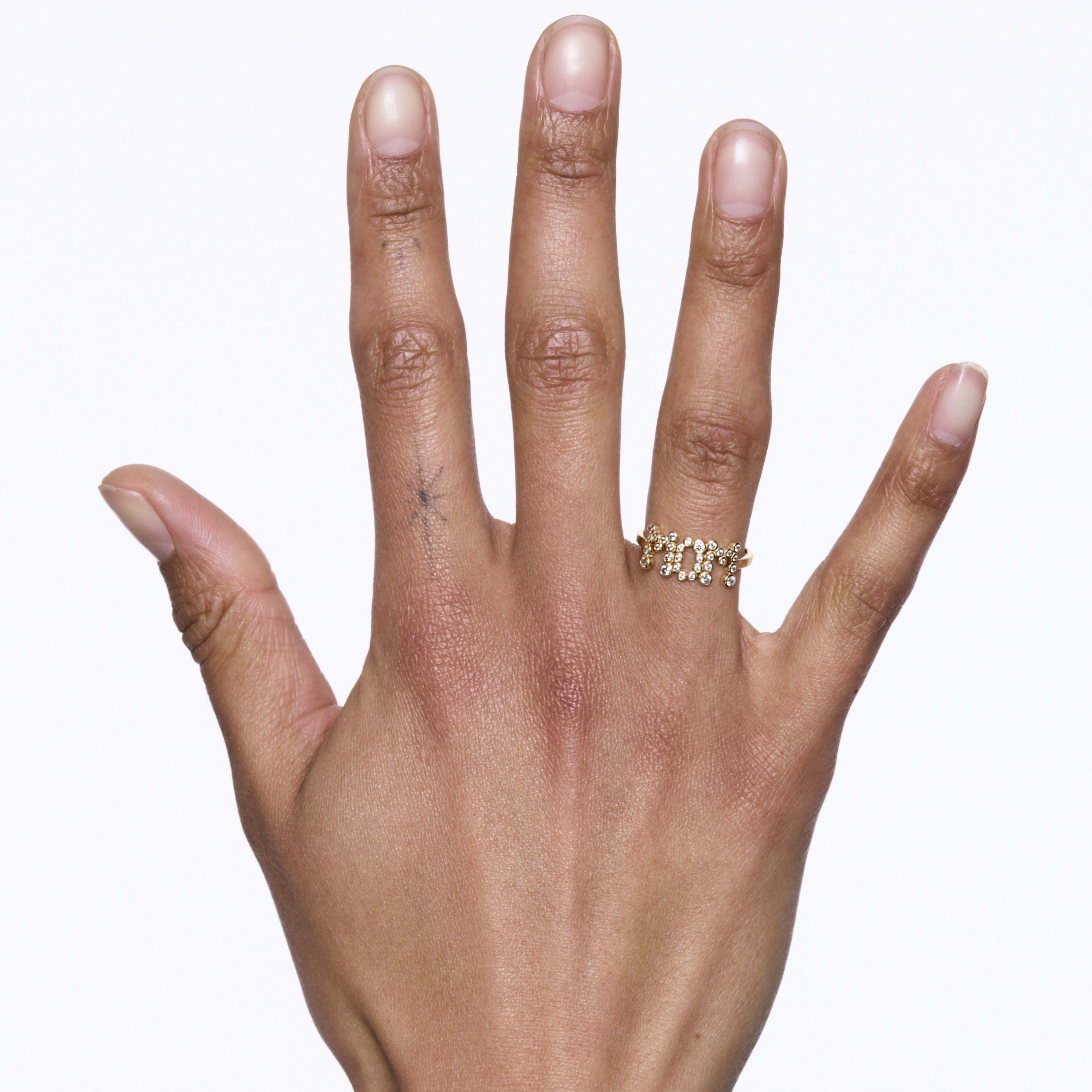 Maria Black Mom Collet ring 500519YG
