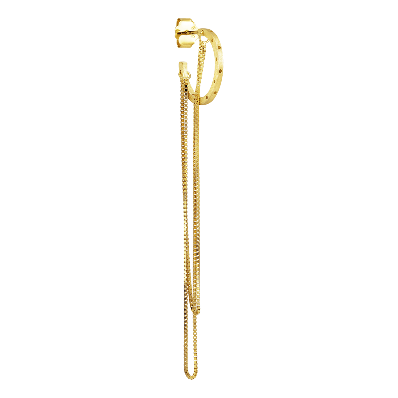 Jane Kønig Orbis Chain Hoop ørering OCH-SS25-G