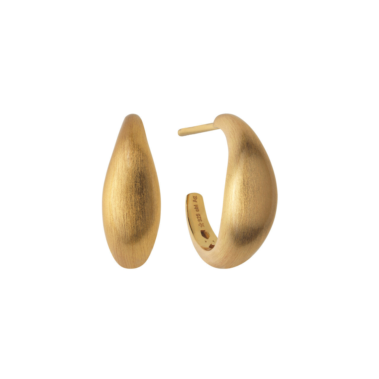 ByBiehl Ocean Flow Hoops Small øreringe 4-4201-GP