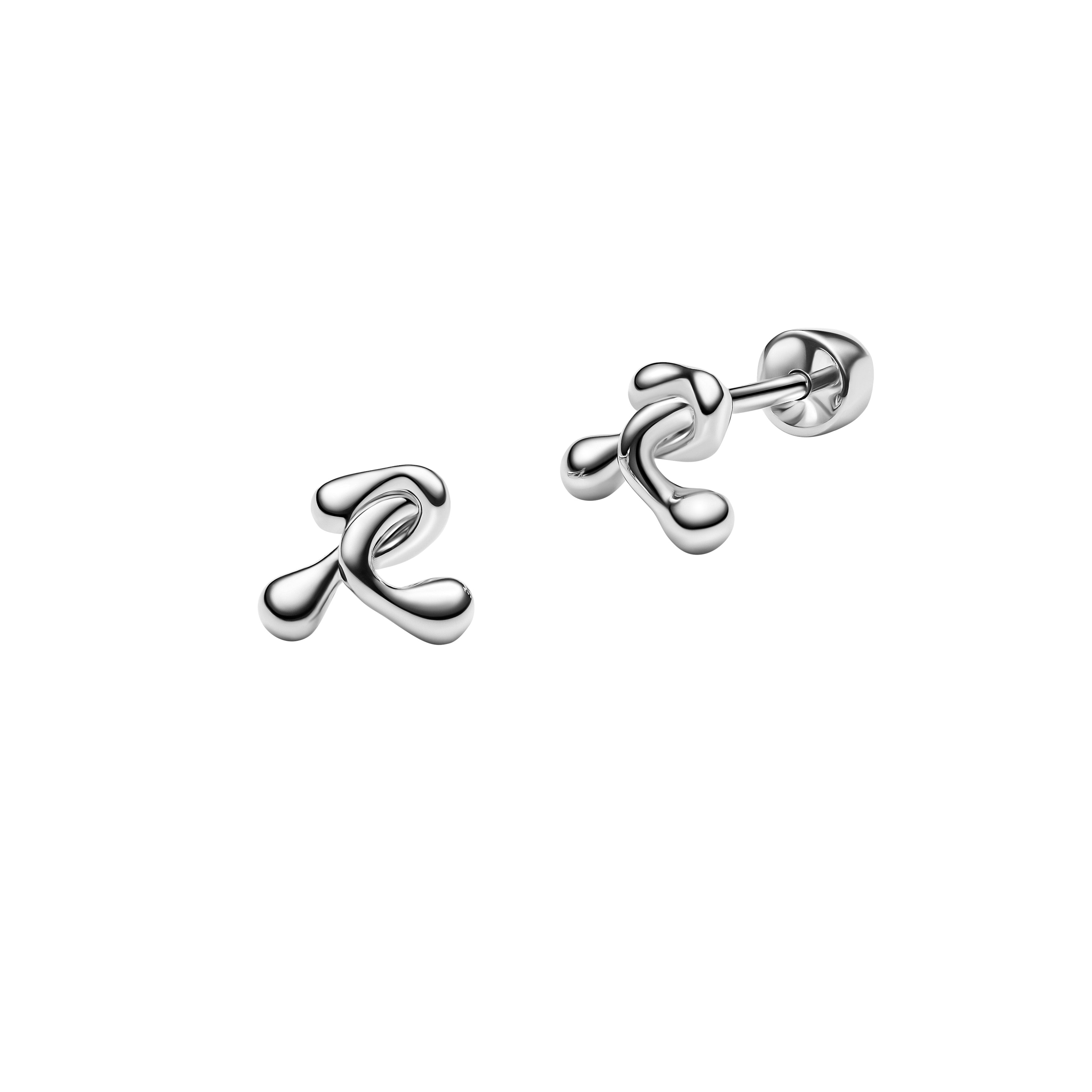 Maria Black Puff Ball ørering 100978AG