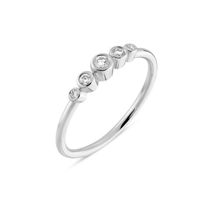 Nuran Tube ring 0,10ct R1061 010H