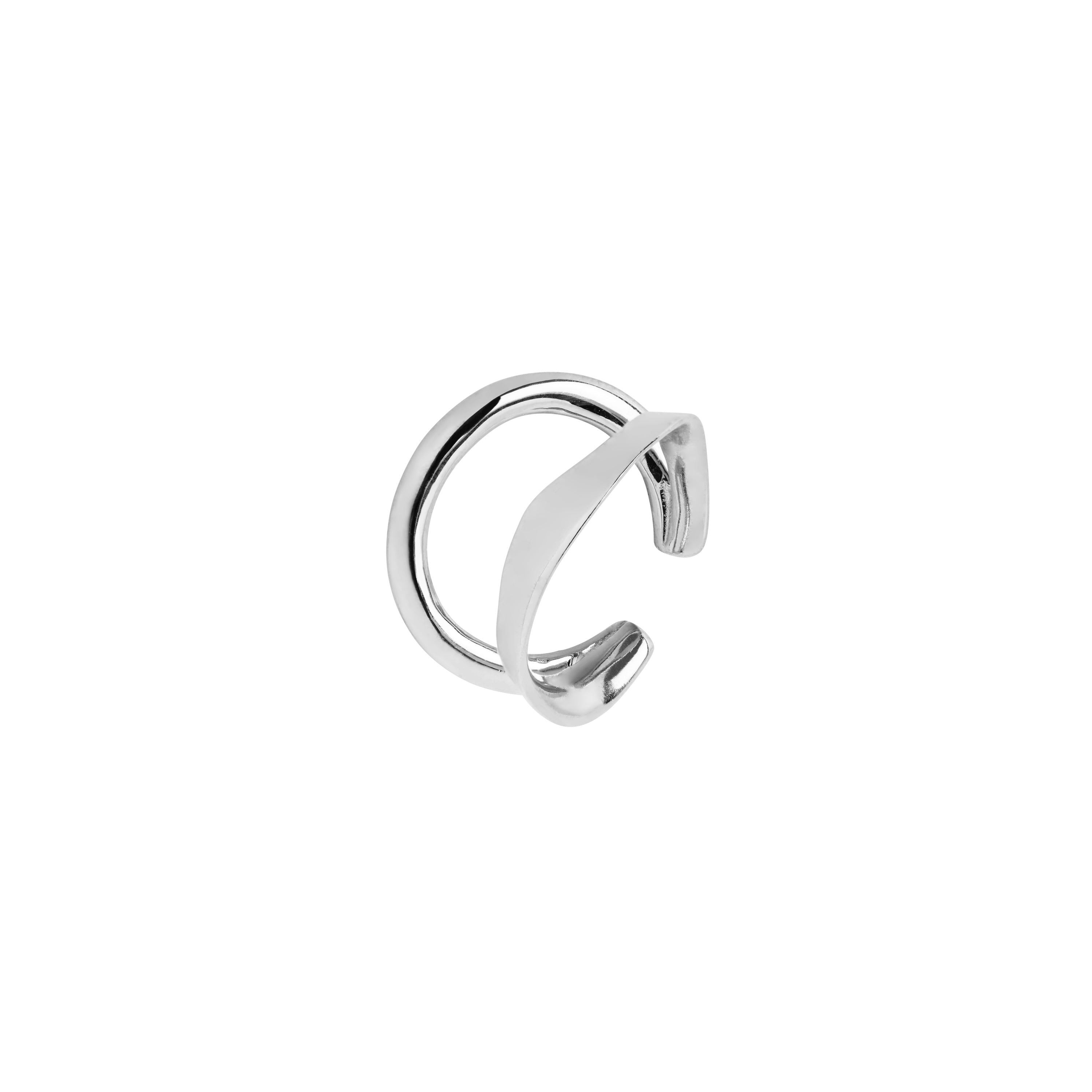 Maria Black Ripples Earcuff 200133AG
