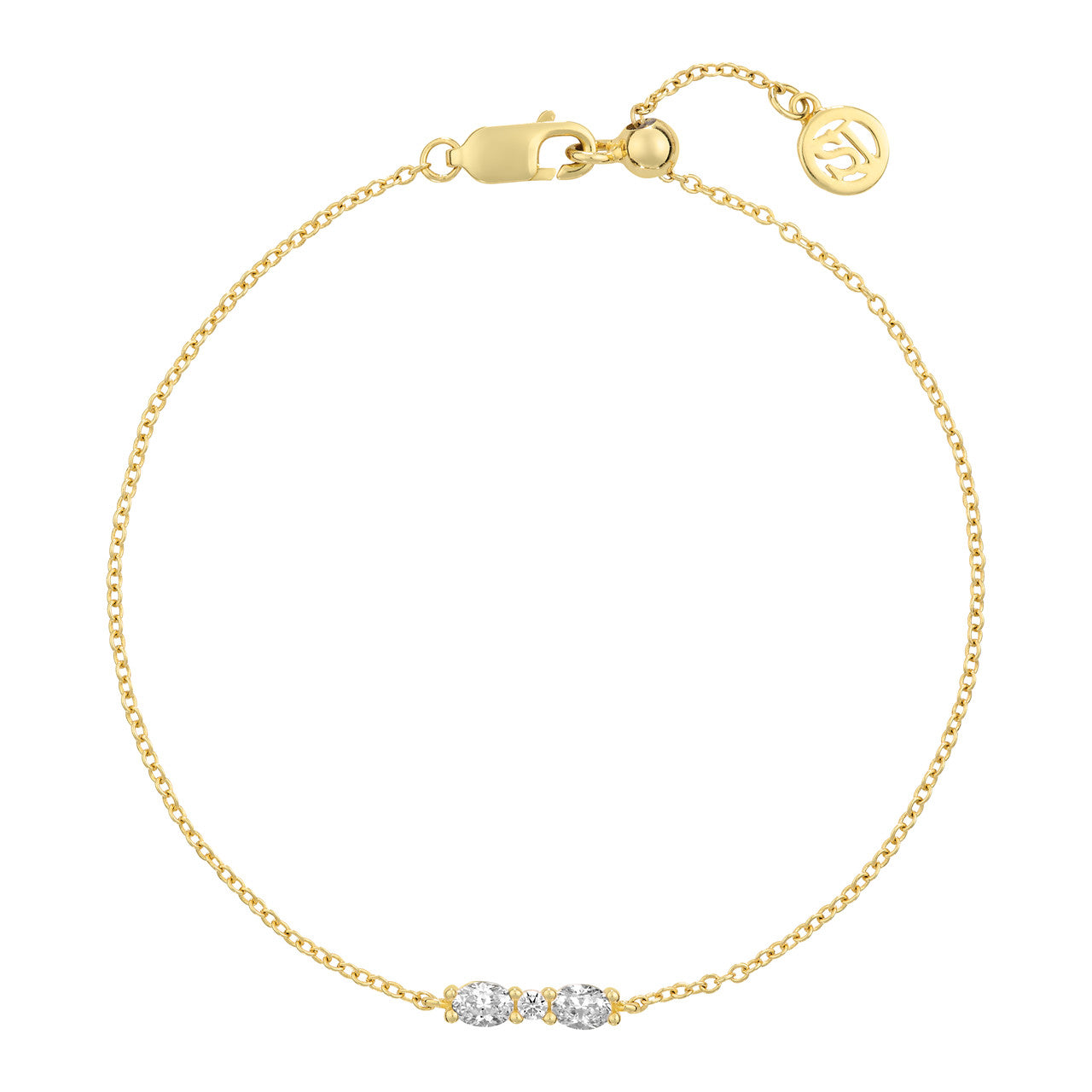 Sif Jakobs Ellera Ovale armbånd SJ-B2418-CZ-YG