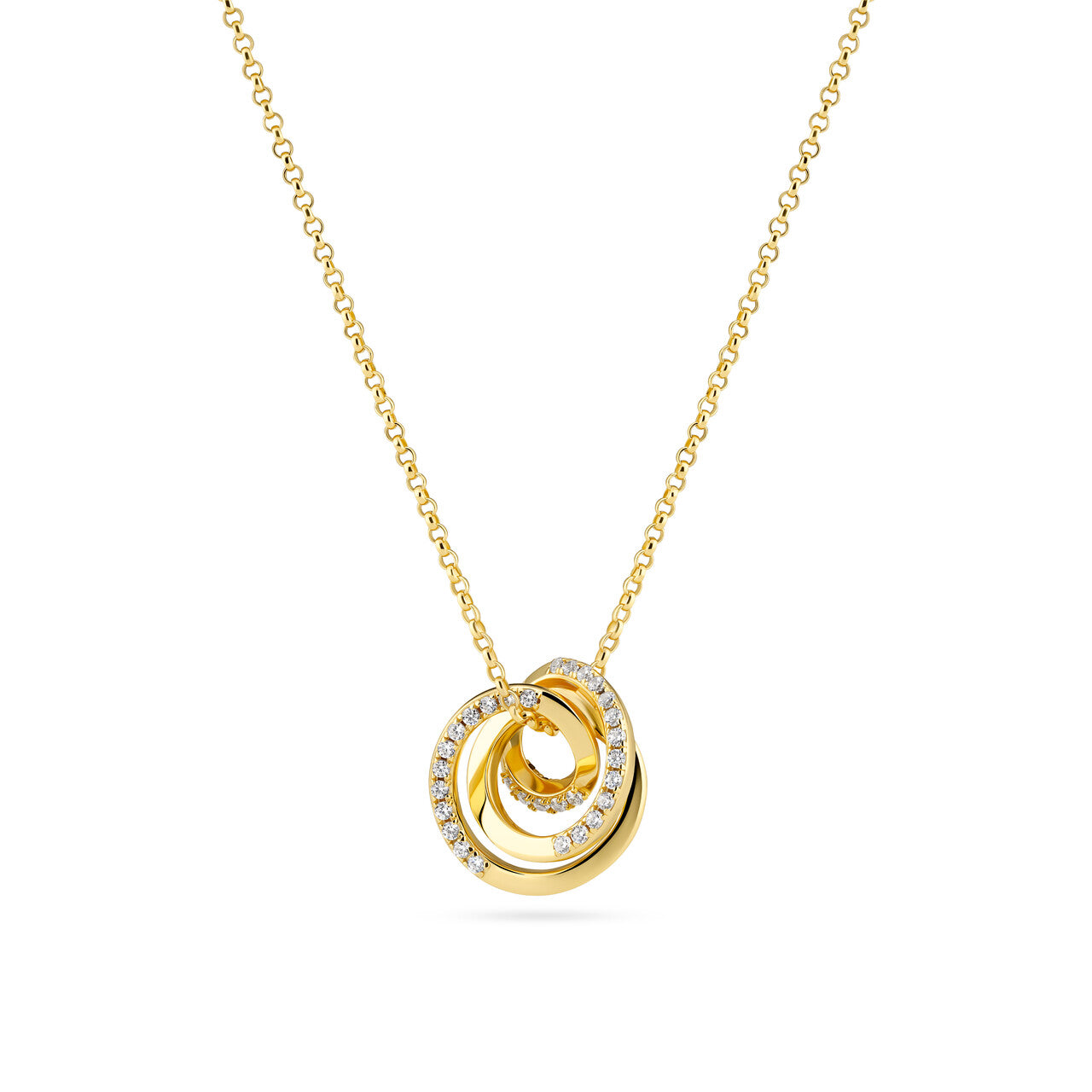 Sif Jakobs Spirale Piccolo halskæde SJ-N2588-CZ-YG