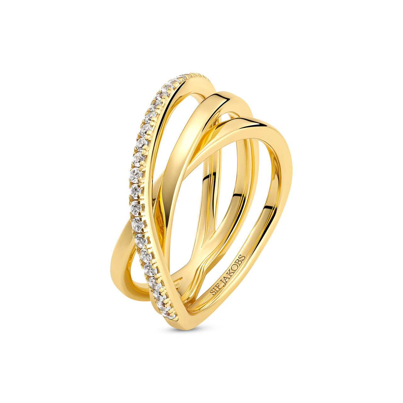 Sif Jakobs Spirale ring SJ-R2590-CZ-YG
