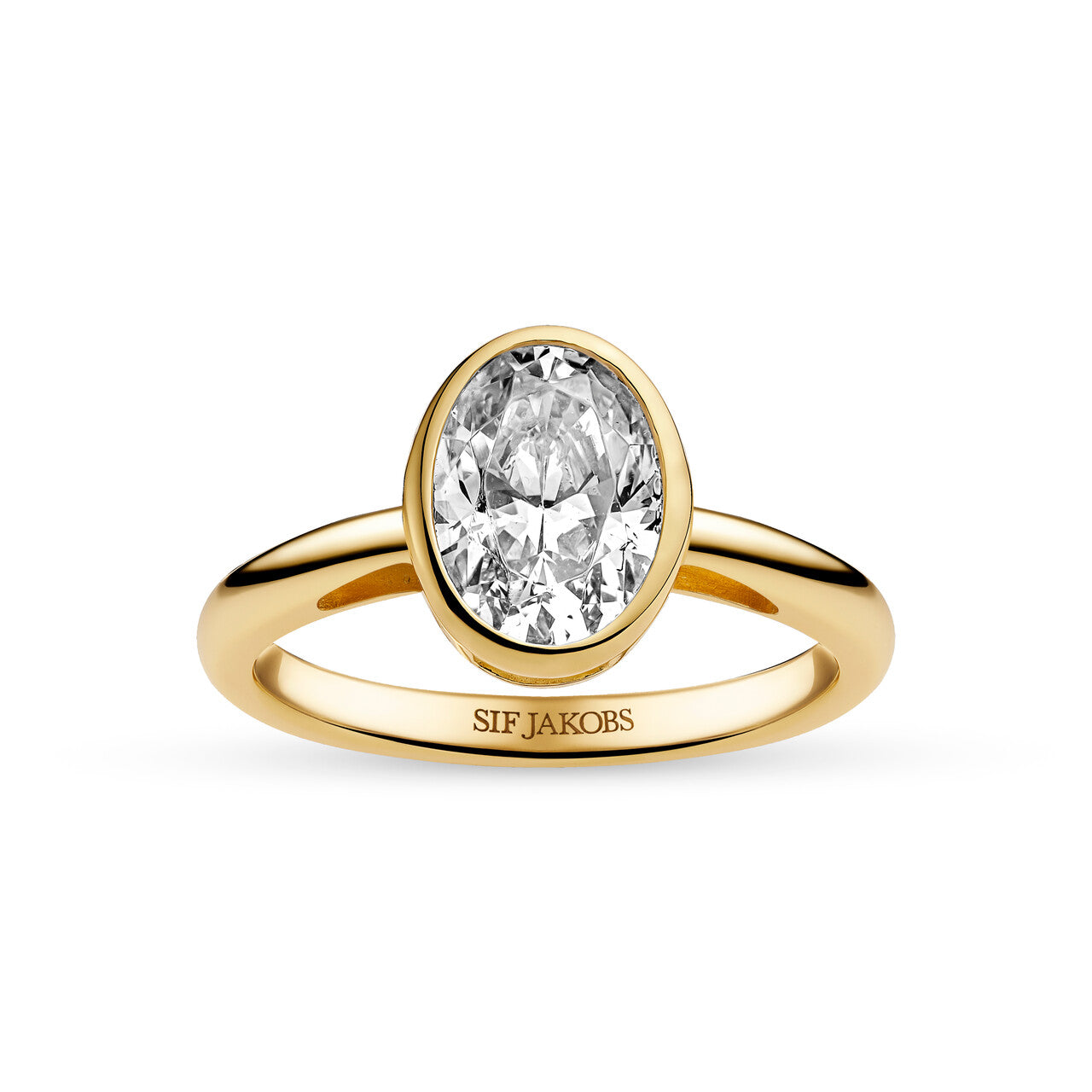 Sif Jakobs Sardinien Ovale ring SJ-R2796-CZ-YG