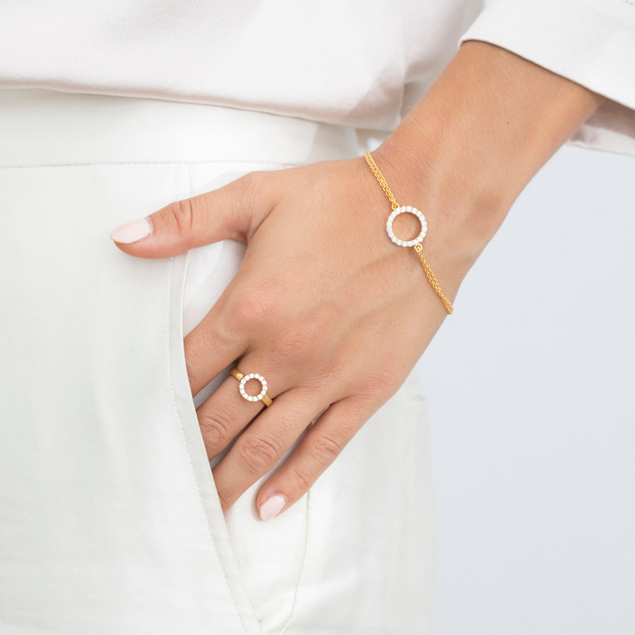 Sif Jakobs Biella Piccolo ring SJ-R337-CZ(YG)