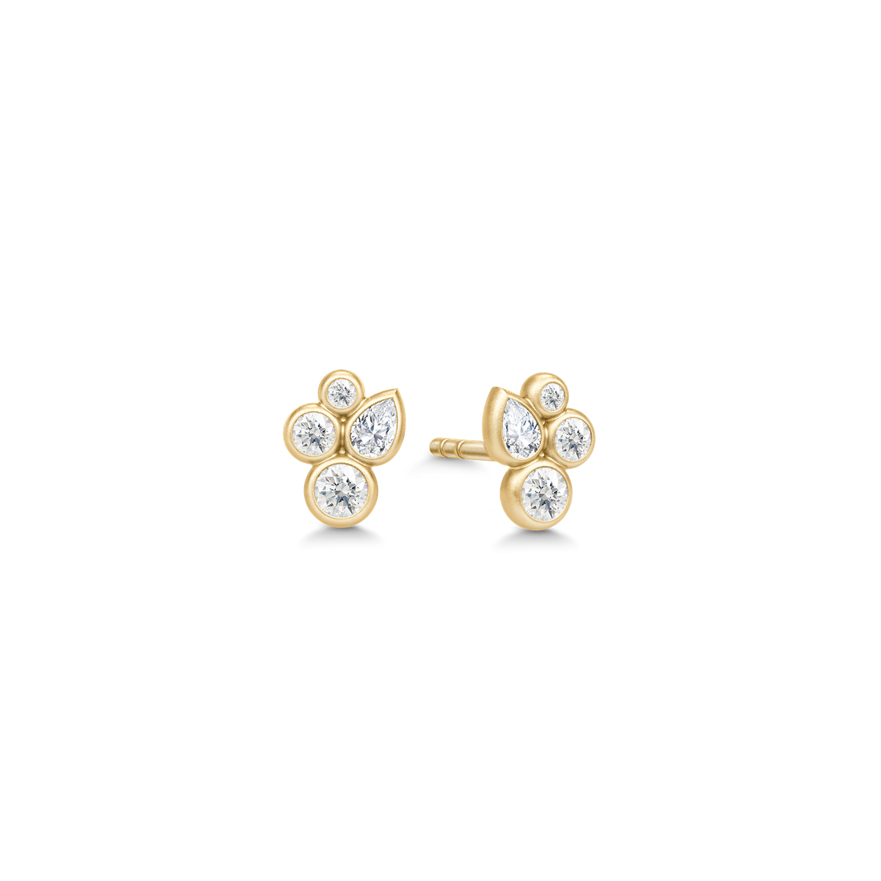 Julie Sandlau Treasure Mini øreringe ST337 GD CZ
