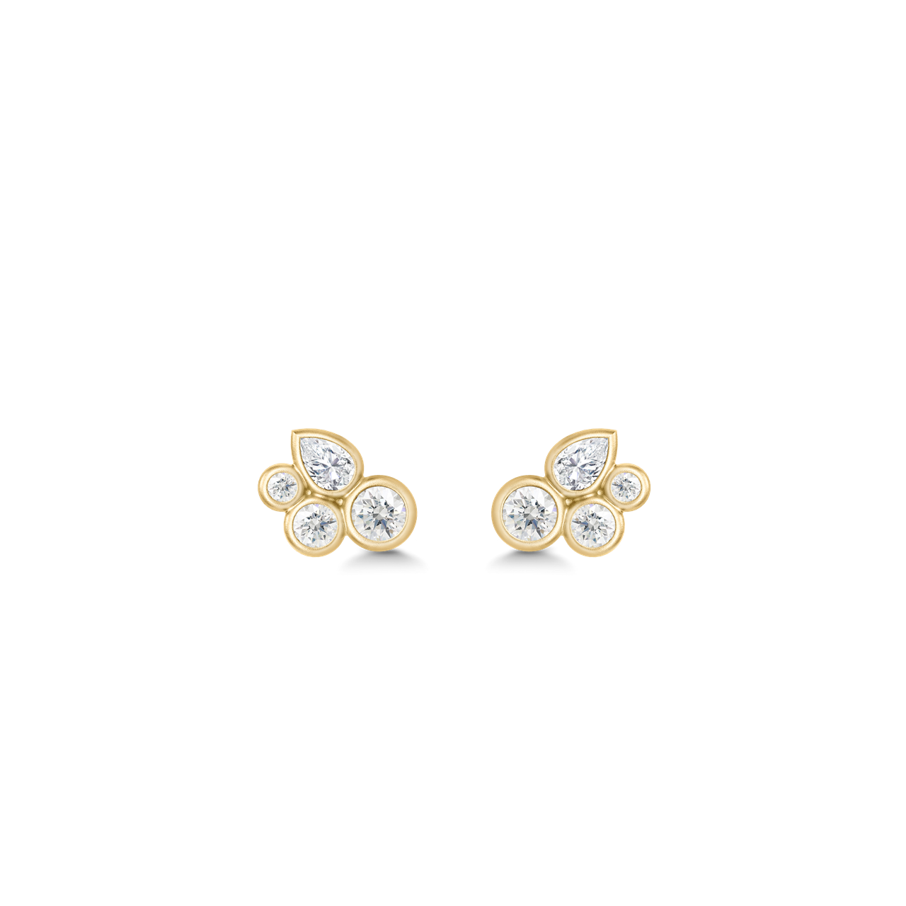 Julie Sandlau Treasure Mini øreringe ST337 GD CZ