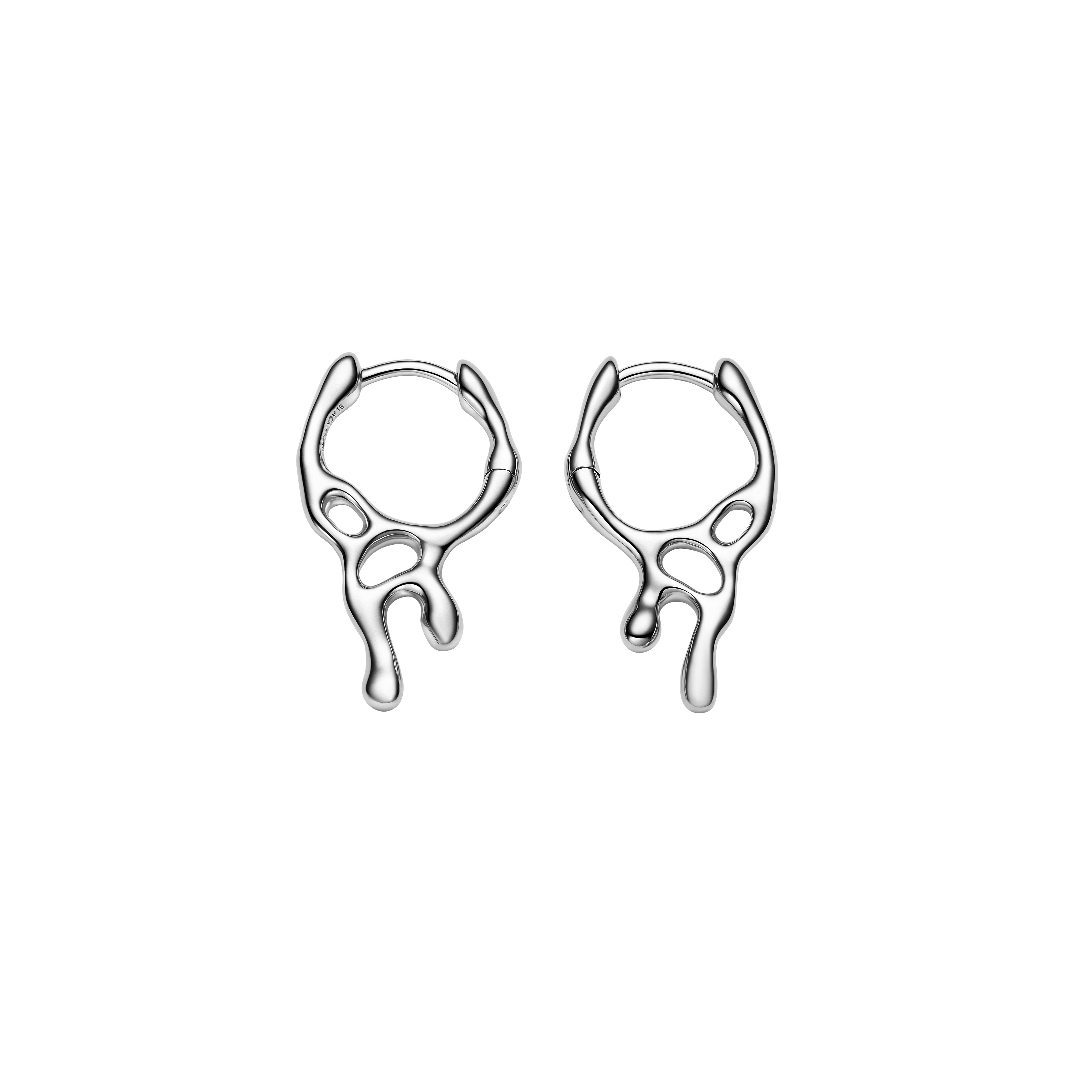 Maria Black Sortedam Huggie ørering 101025AG