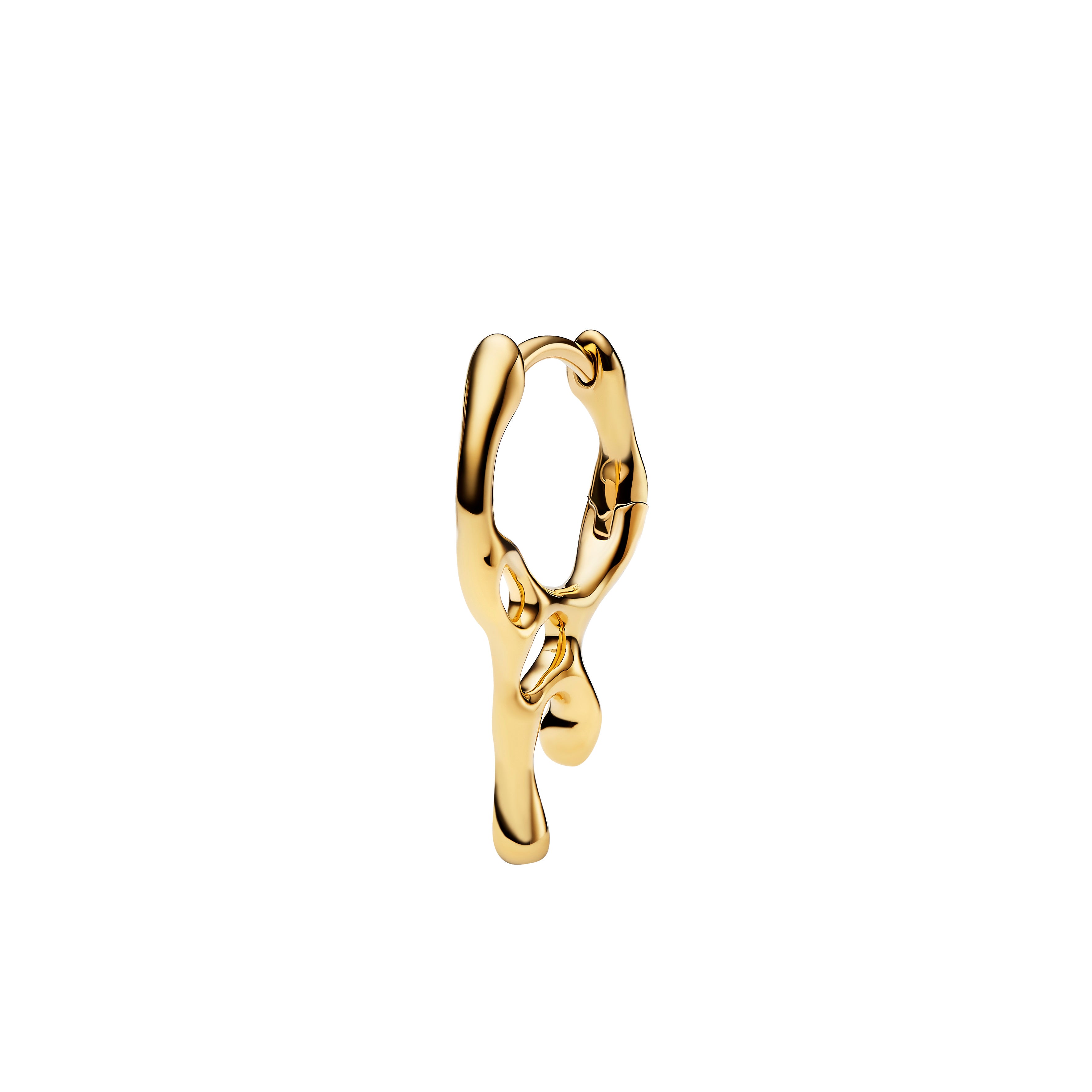 Maria Black Sortedam Huggie ørering 101025YG