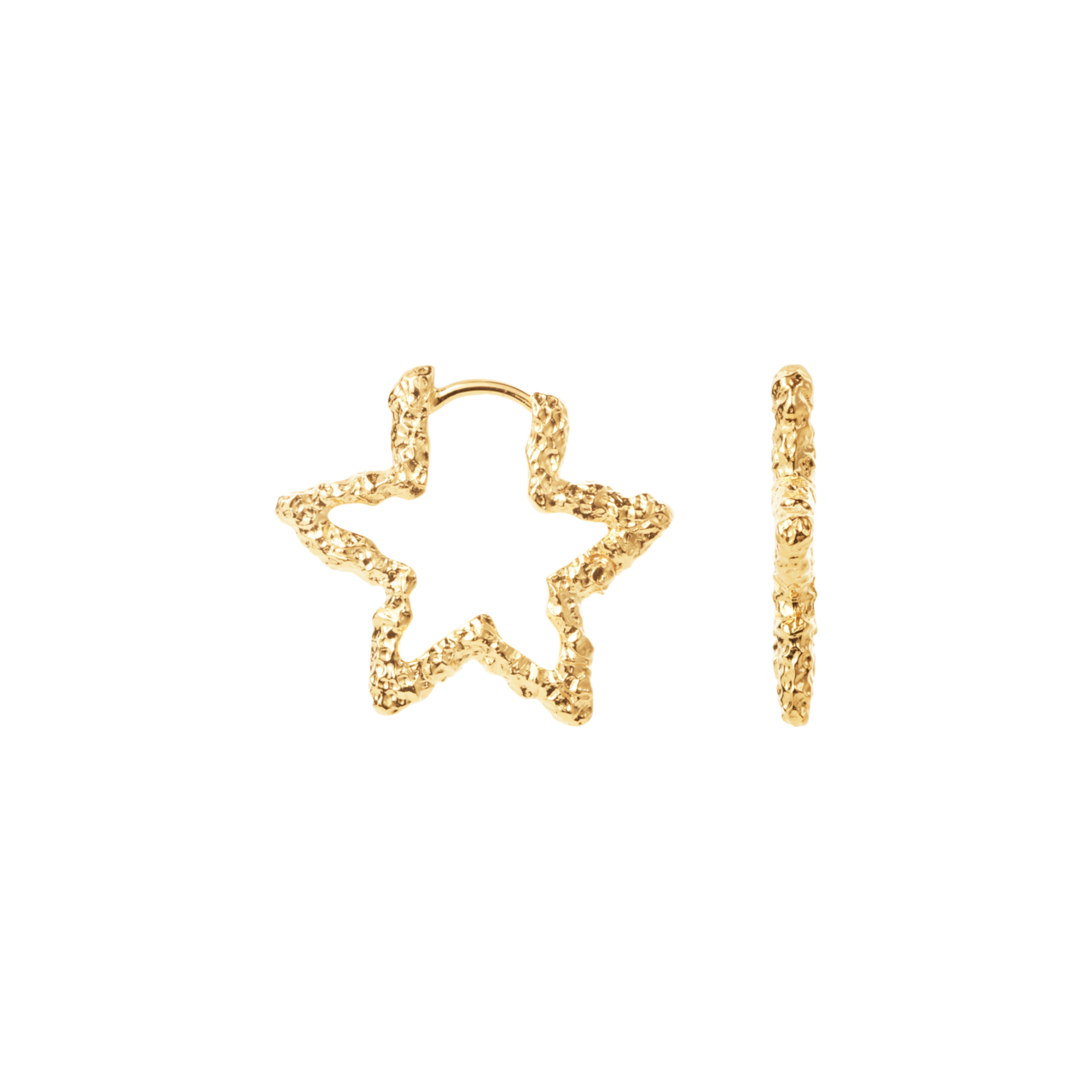 Camille Brinch Star Sparkly Hoop øreringe STSPH-FG