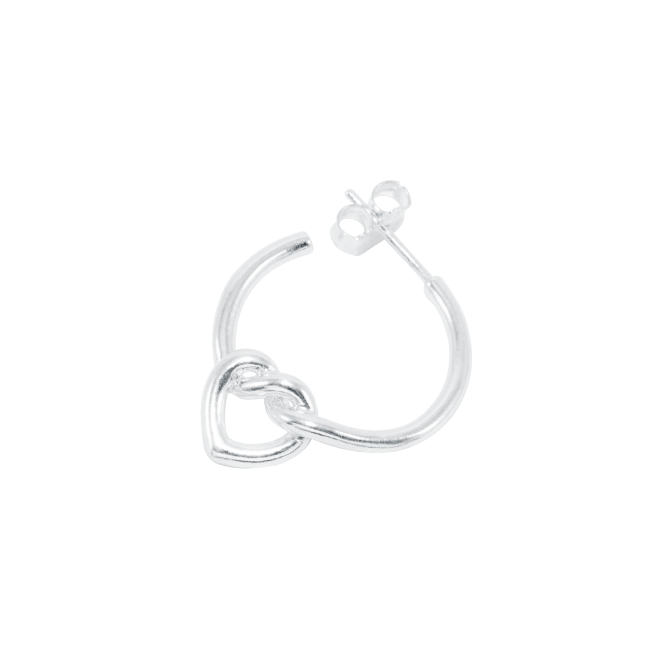 Jane Kønig Tied Heart Hoop ørering THH-AW25-S
