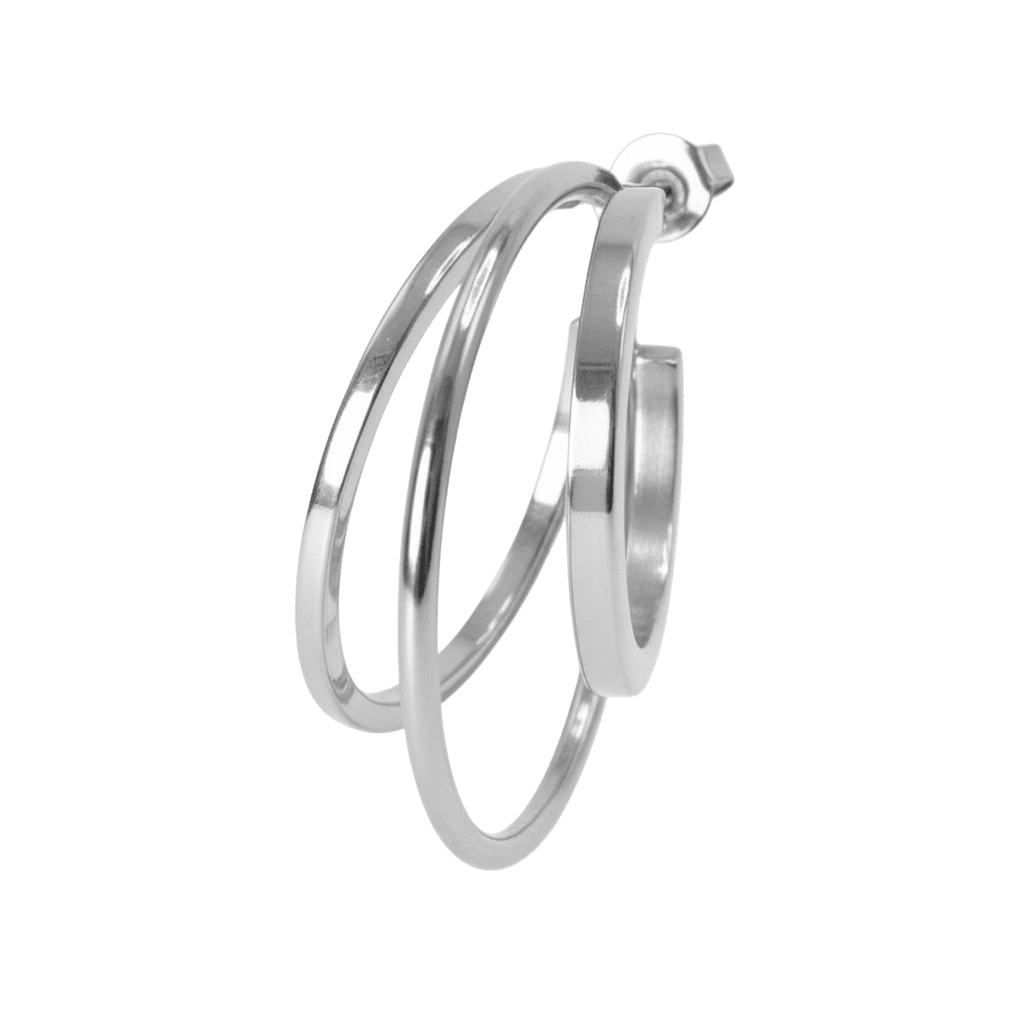 Jane Kønig Olympia Triple Hoop ørering TOH-SS26-SS-S